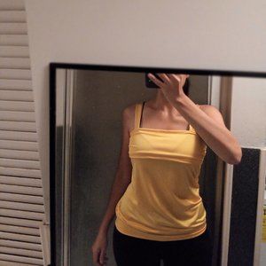 Junior's yellow tank top Size M